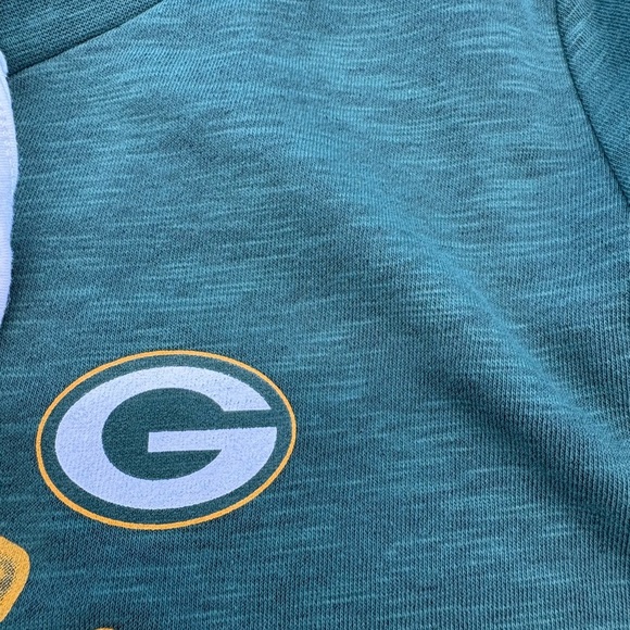 Majestic Green Bay Packers Lace-Up High Low Sweatshirt Size XL - Picture 10 of 10